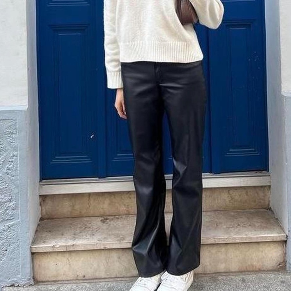 Zara faux leather pants